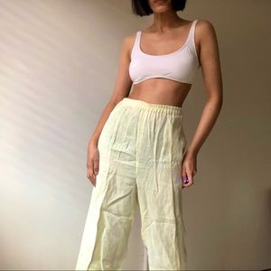 BOGOFREE Citrus Neon Linen Pants